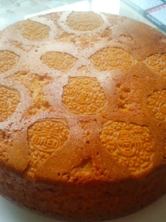 Una foto de Bizcocho de galletas Oreo Golden