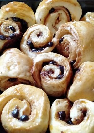 Foto resep Coffee chocolate chips roll (cinnamons roll modified)