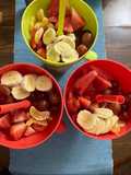 Mega pint with fruit bowls