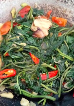 Foto resep Cah kangkung no kecap