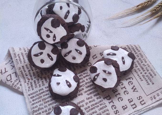 Panda Cookies (Hitam Putih)