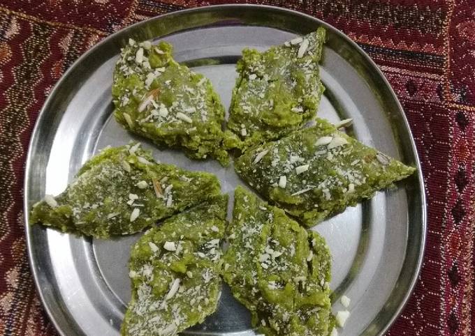 #pea (matar) Barfi