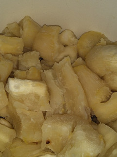 A picture of Boiled cassava.