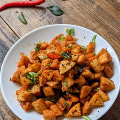 A picture of Chatpati Masala Idli.