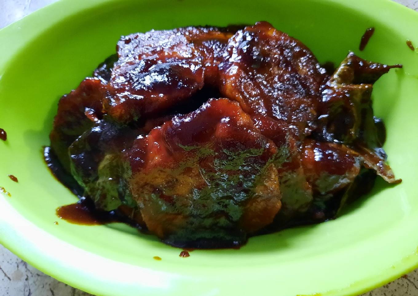 Tempe bacem pedas manis