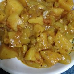 A picture of Parwal aloo ki sabzi.