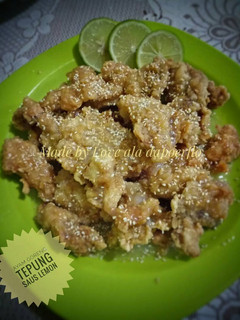 Foto resep Ayam Goreng Tepung Saos Lemon
