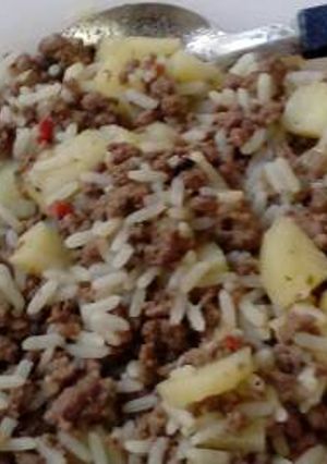 Una foto de Guiso de arroz suave