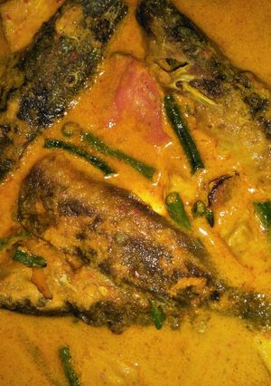 Foto resep Mangut lele campur tahu + kacang panjang😆