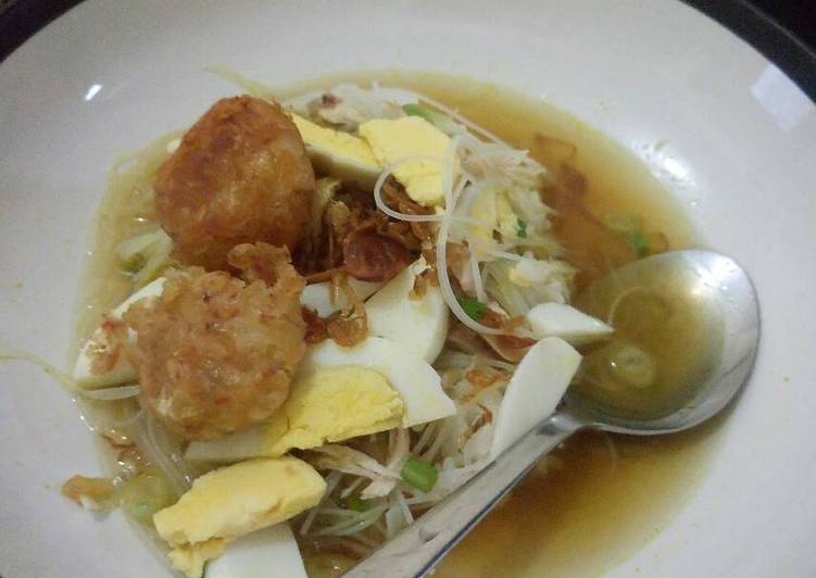 Soto banjar ala kadarnya