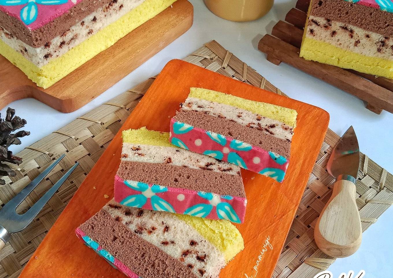 Bolu Kukus Batik / Cake Batik