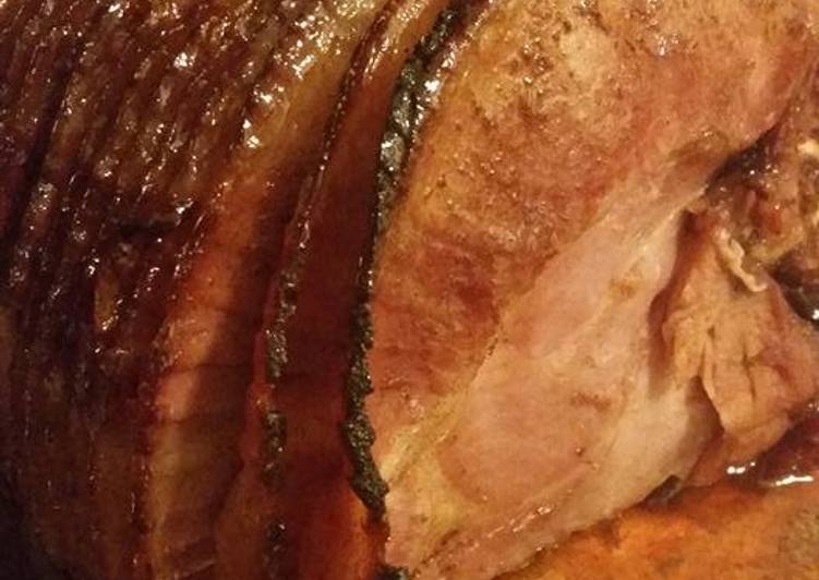 Steps to Prepare Favorite Honey Glazed Ham