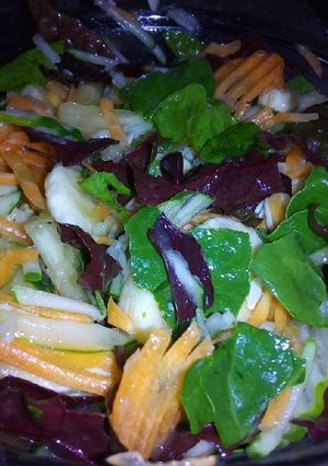 A picture of Yummy salad #salad contest.