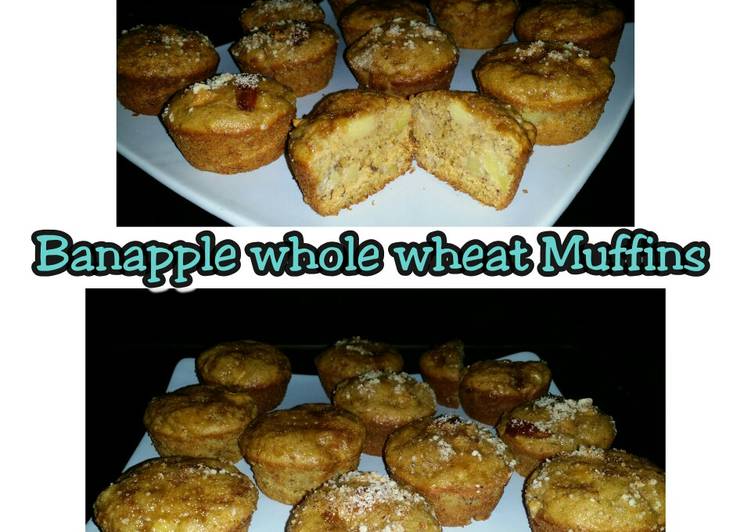 How to Prepare Quick Banapple Whole wheat Muffins