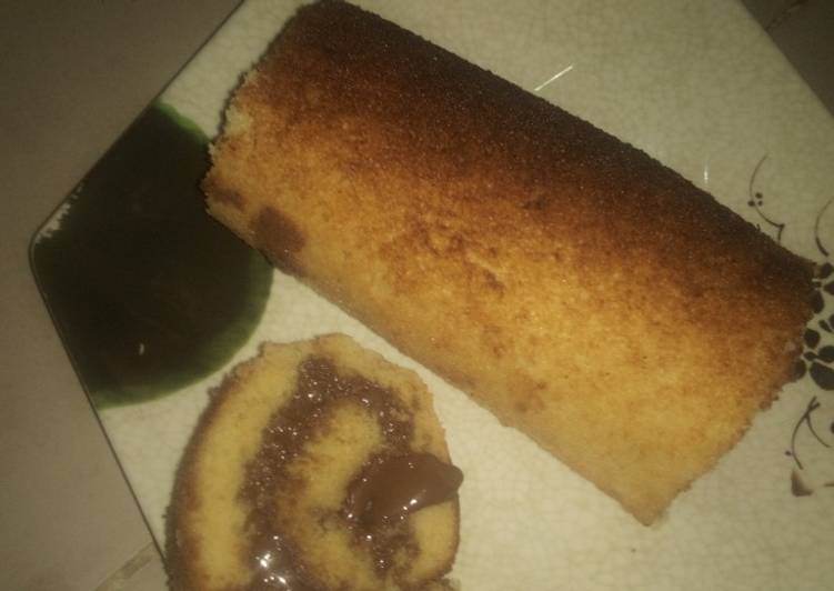 How to Make Speedy Nutella log cake