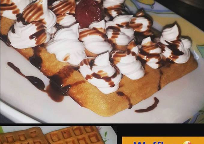 Wheat Waffles (Eggless)