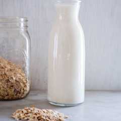 Una foto de Leche de avena