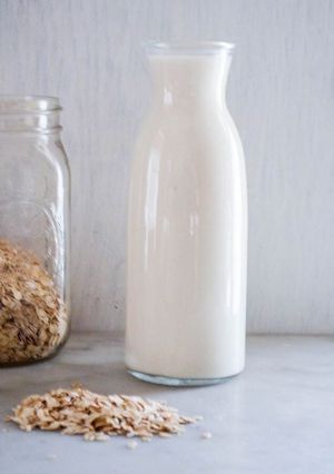 Una foto de Leche de avena