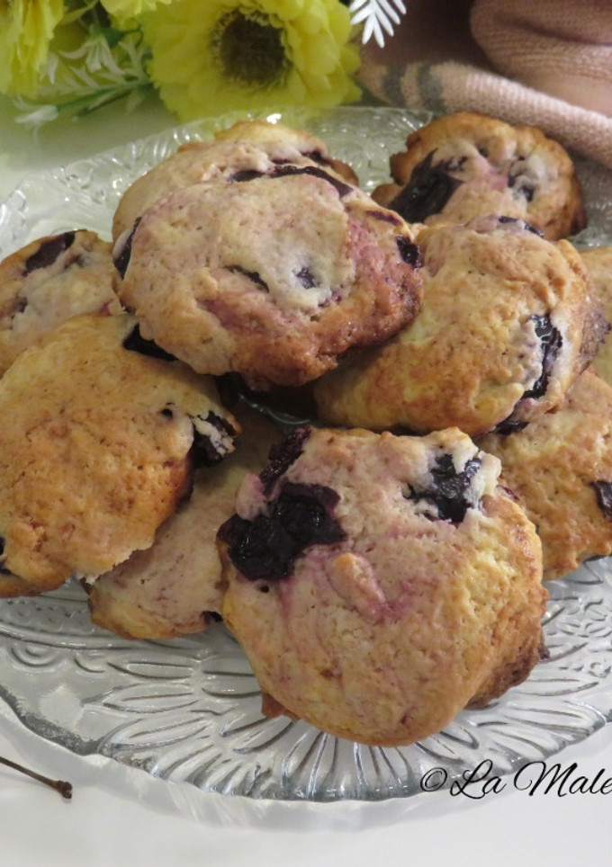 Una foto de Galletas de cerezas