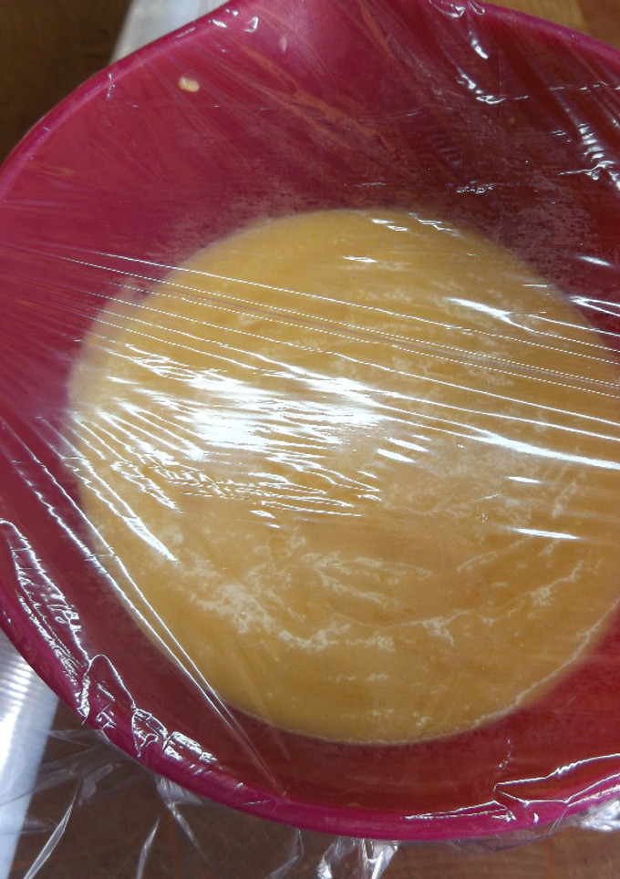 Una foto de Crema de naranja para relleno de tartas sin azúcar