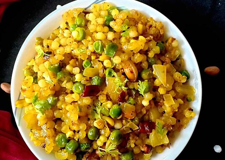 How to Prepare Perfect Spicy sabudana upma