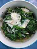 Tumis daun singkong