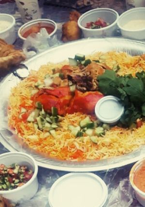 صورة لوصفة طريقة عمل رز مندي بالدجاج