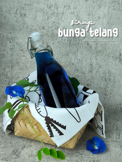 Foto resep Sirup Bunga Telang