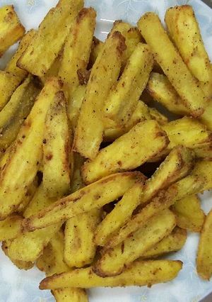Hình của món Khoai lang chiên.