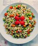 Insalata di orzo con verdure arrosto e citronnette