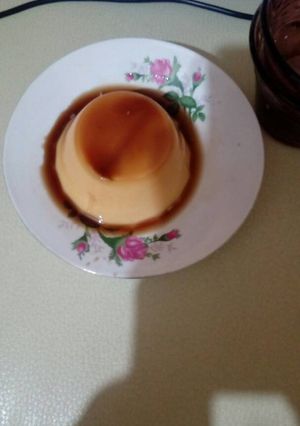 Una foto de Flan