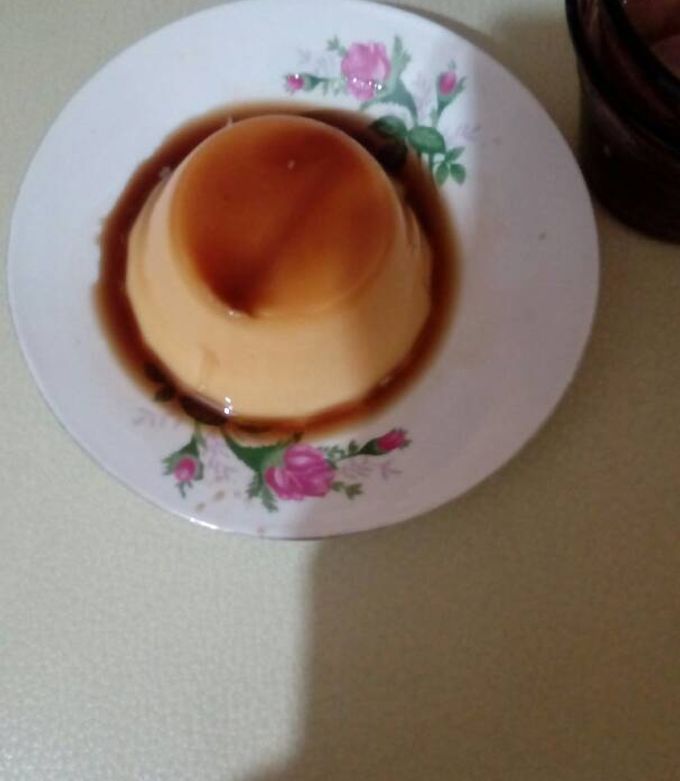 Una foto de Flan