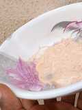 Homemade mayo ketchup sauce