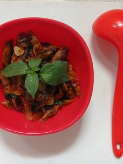 Foto resep Sambal goreng pindang kemangi
