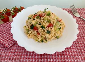 Foto di Riso Basmati con Pomodorini e Zucchine al Timo