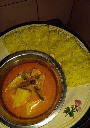 Foto resep Roti Jala dengan Kuah Kari Ayam