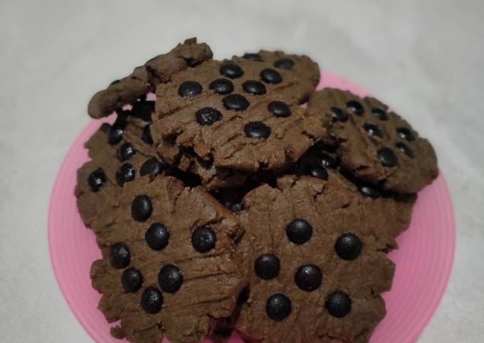 6.Cookies coklat chochocip sederhana