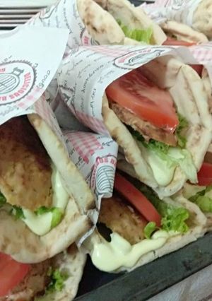 Φωτογραφία της συνταγής Πίτες με μπιφτέκι κοτόπουλο