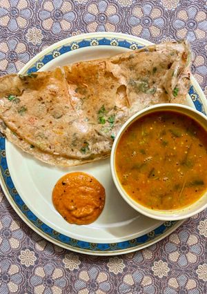 A picture of Instant Jowar Dosa.