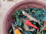 Oseng Daun Pepaya Jepang