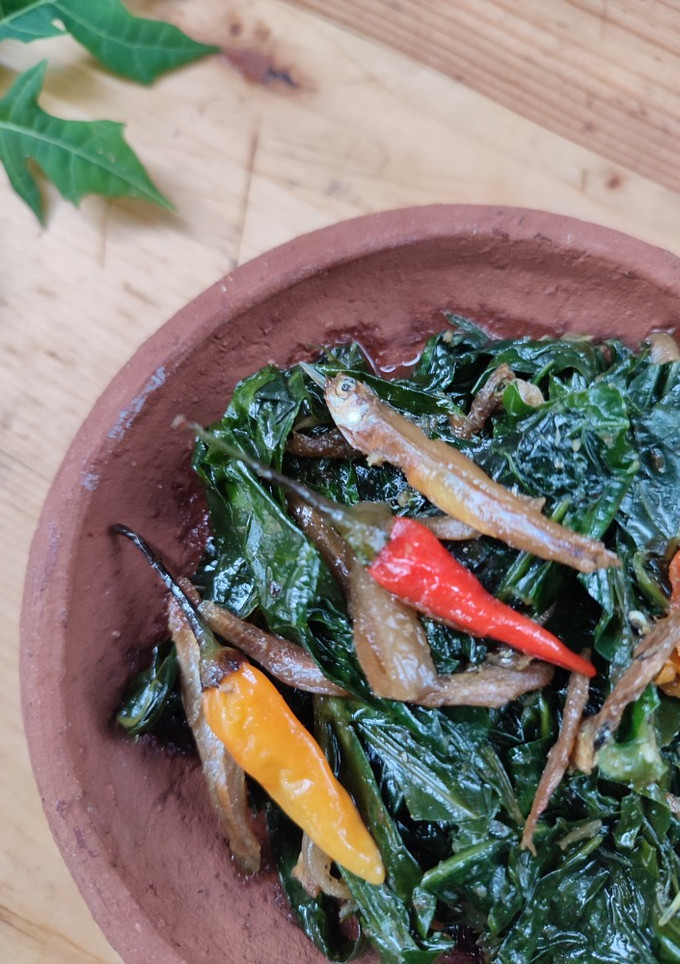 Foto resep Oseng Daun Pepaya Jepang
