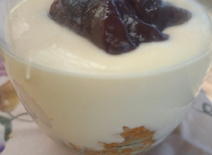 Una foto de Cheesecake sin hornear