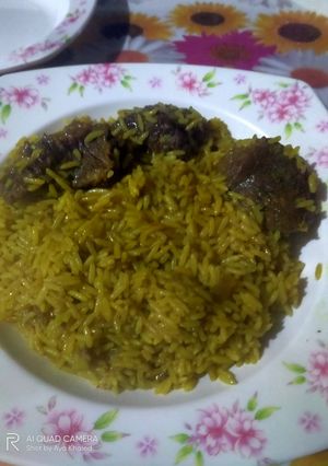 صورة لوصفة كبسه باللحمه