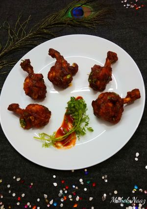 शेजवान चिकन लॉलीपॉप (Schezwan chicken lollipop recipe in hindi) रेसिपी मुख्य फोटो