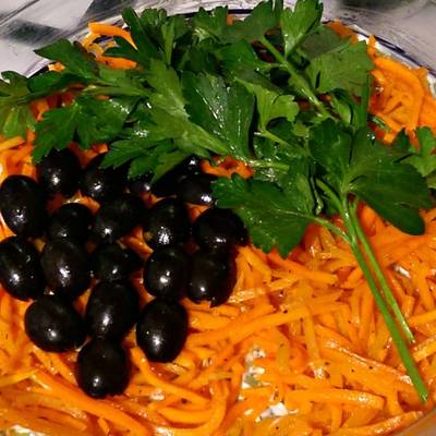 Салат изабелла с корейской морковью рецепт с фото