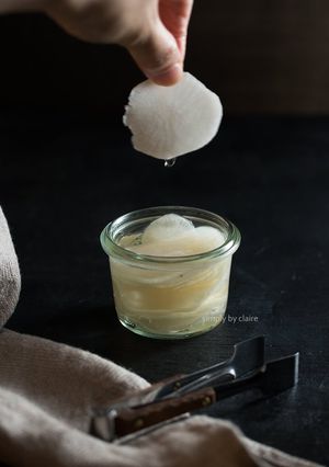 韓式小菜之醃蘿蔔片 的食譜成品照片