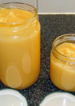 Une photo de Compote pommes/coing (vegan)