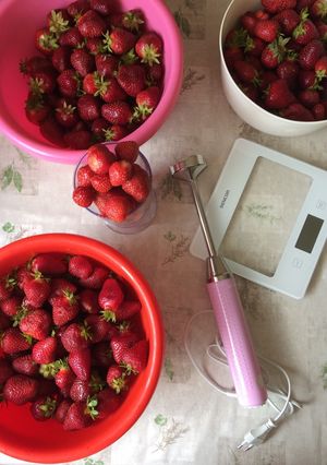 Szamóca dzsem (diabetikus) recept fotója