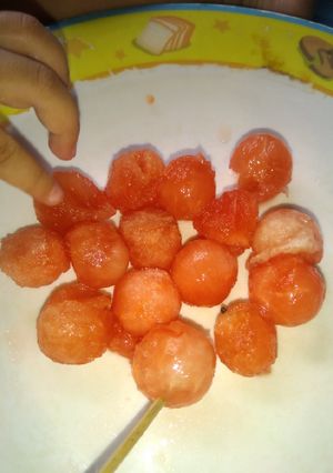 Foto resep Bola bola buah