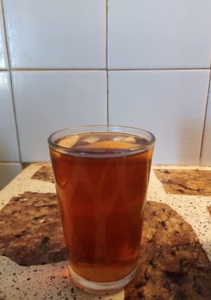Una foto de Té saborizado de manzana y canela